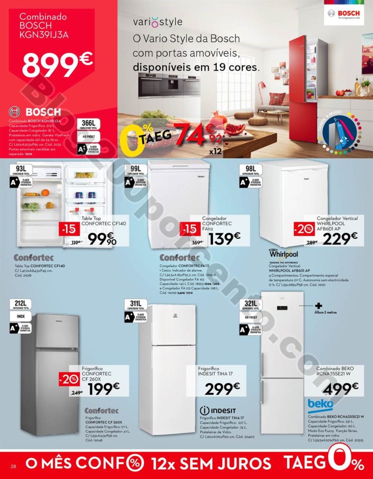 Antevisão Folheto CONFORAMA Promoções de 28 ago