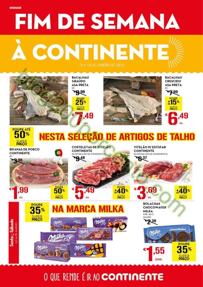 Antevisão Folheto CONTINENTE Fim de semana de 15 