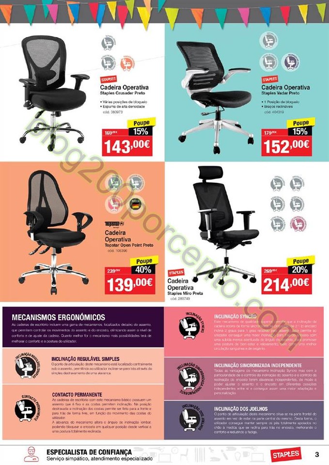 Antevisão Folheto STAPLES Promoções de 14 abril