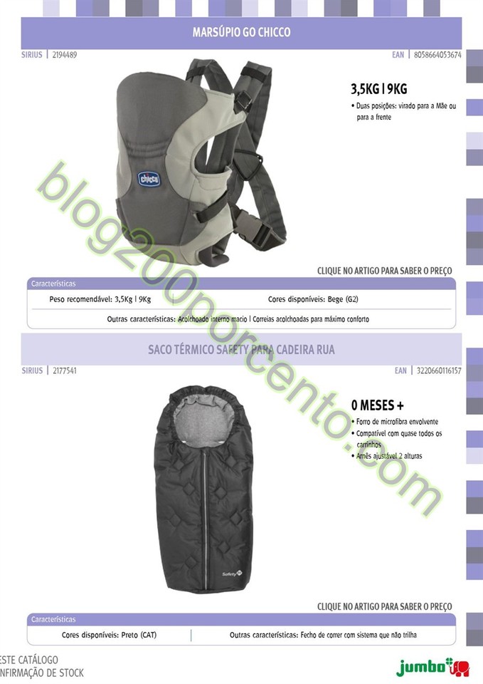 Novo Catálogo JUMBO Puericultura de 19 janeiro a 