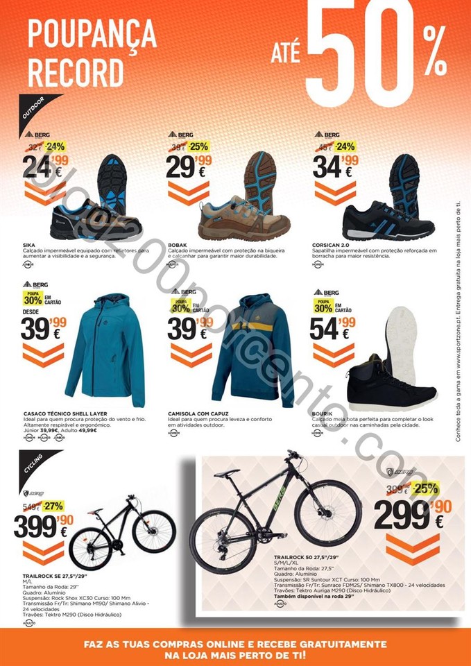 Antevisão Folheto SPORT ZONE Promoções de 28 se