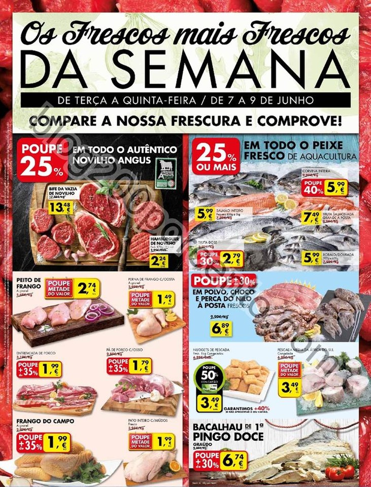 Antevisão Frescos semana PINGO DOCE de 7 a 9 junh