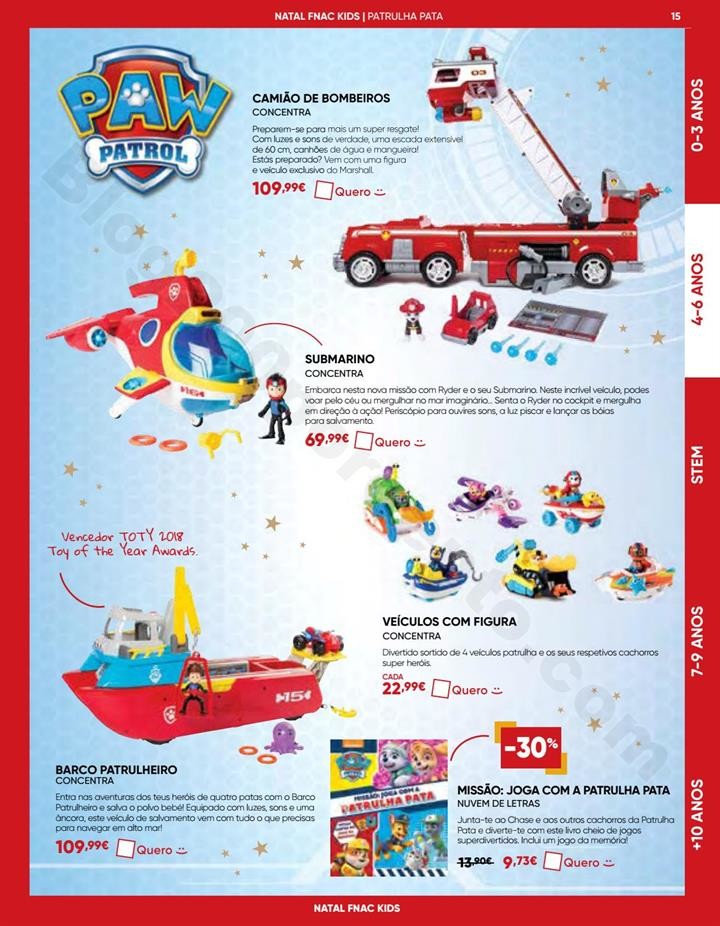 Antevisão Folheto Natal FNAC Kids promoções at
