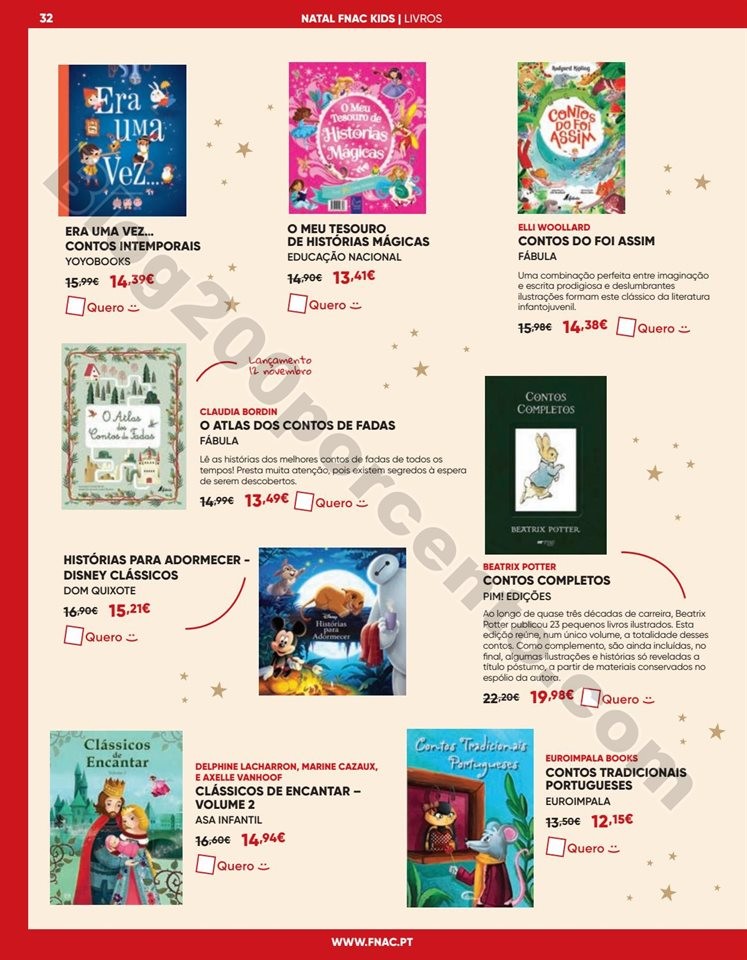Antevisão Folheto FNAC Natal Kids Promoções de 