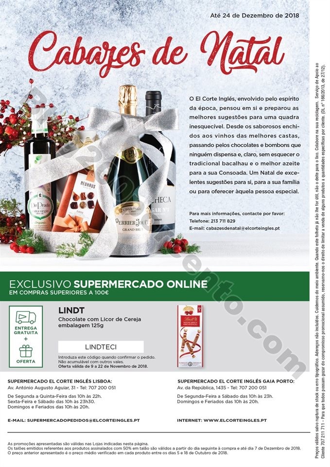 Antevisão Folheto EL CORTE INGLÊS Promoções de
