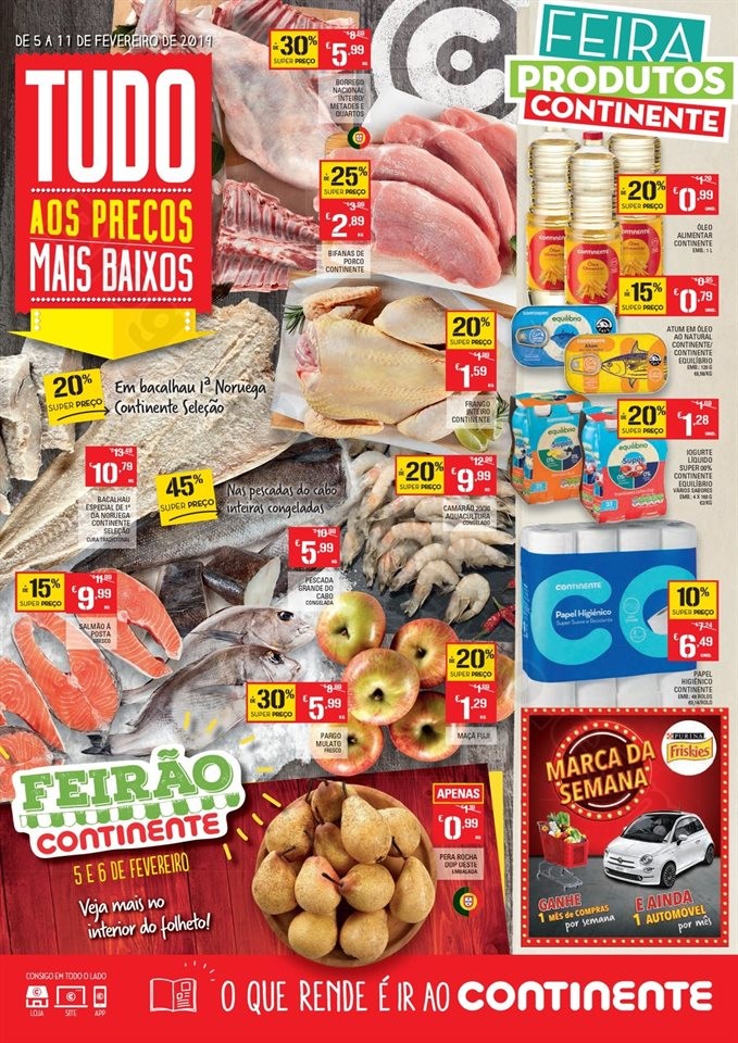 Antevisão Folheto CONTINENTE Promoções de 5 a 1