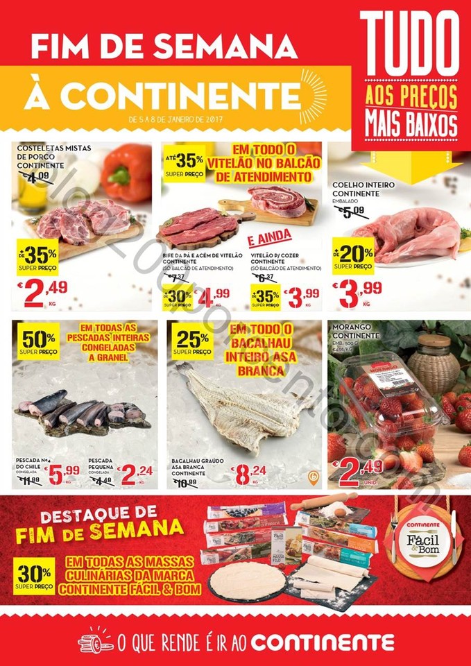Antevisão Folheto CONTINENTE Fim de semana de 5 a