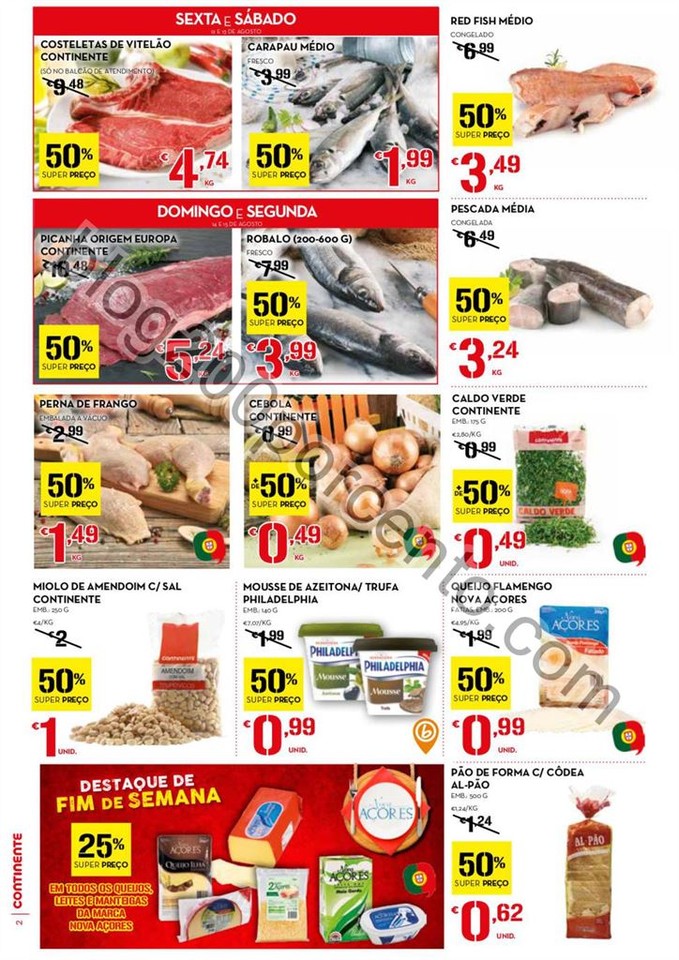 Antevisão Folheto CONTINENTE Fim de semana de 12 