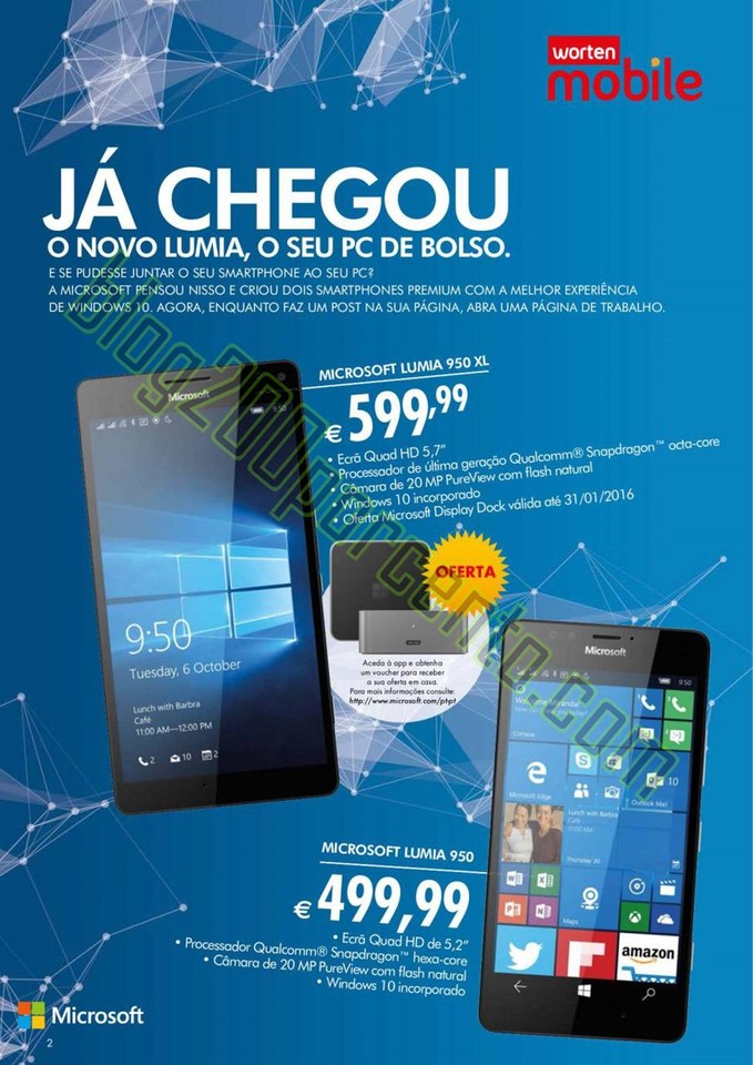 Novo Folheto WORTEN Mobile de 7 janeiro a 3 fevere