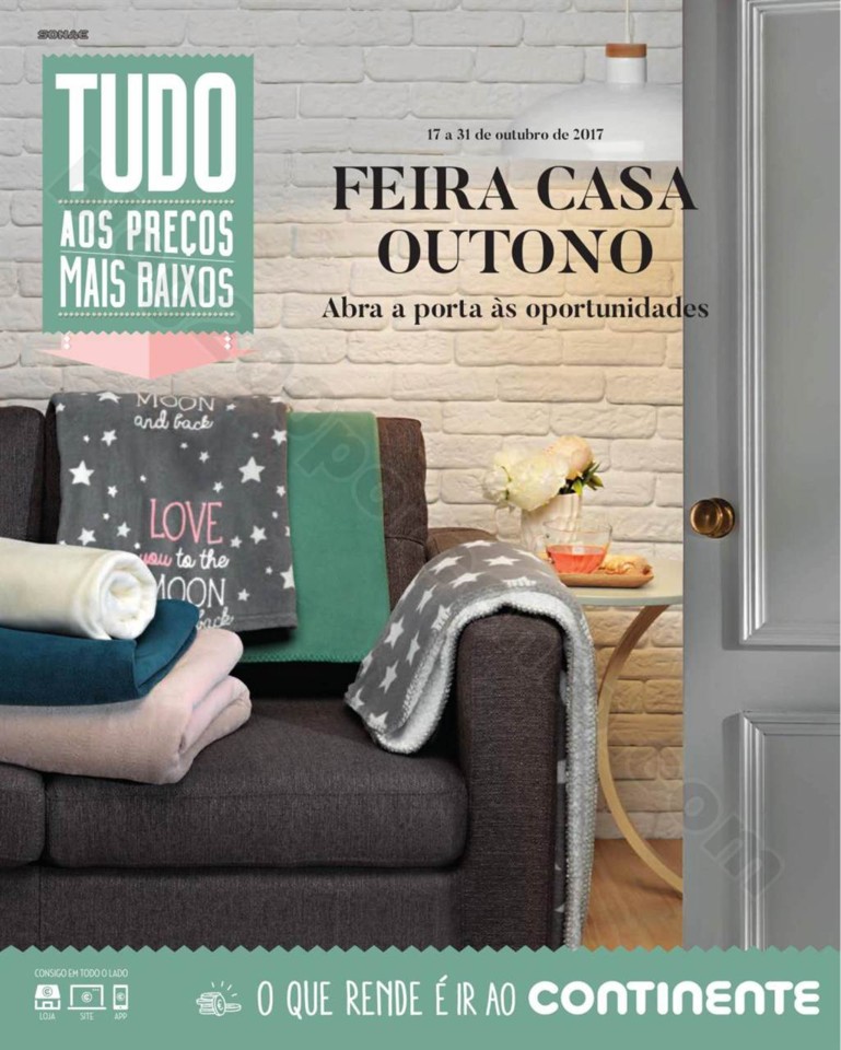 Antevisão Folheto CONTINENTE Casa Outono promoç