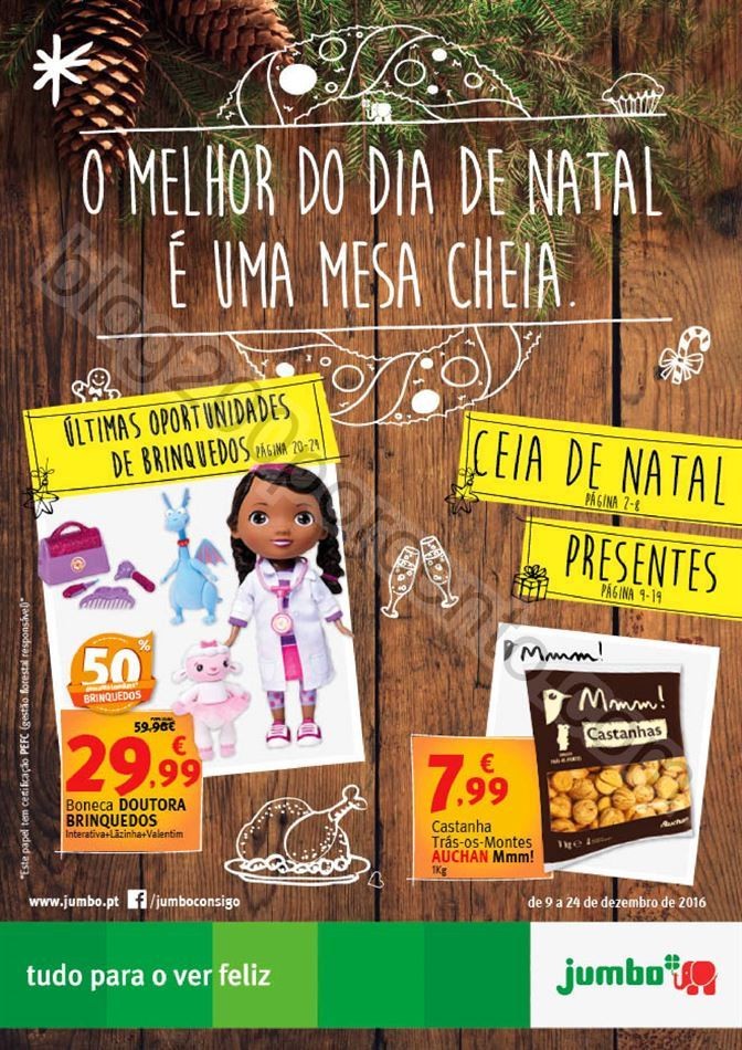 Antevisão Folheto JUMBO Promoções de 9 a 24 dez