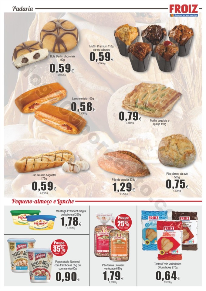 Antevisão Folheto FROIZ Promoções de 24 abril a