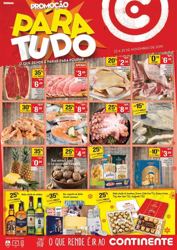 antevisão Folheto CONTINENTE Fim de semana promo