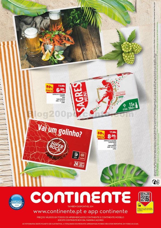 continente cervejas e mariscos promoções de 9 a 