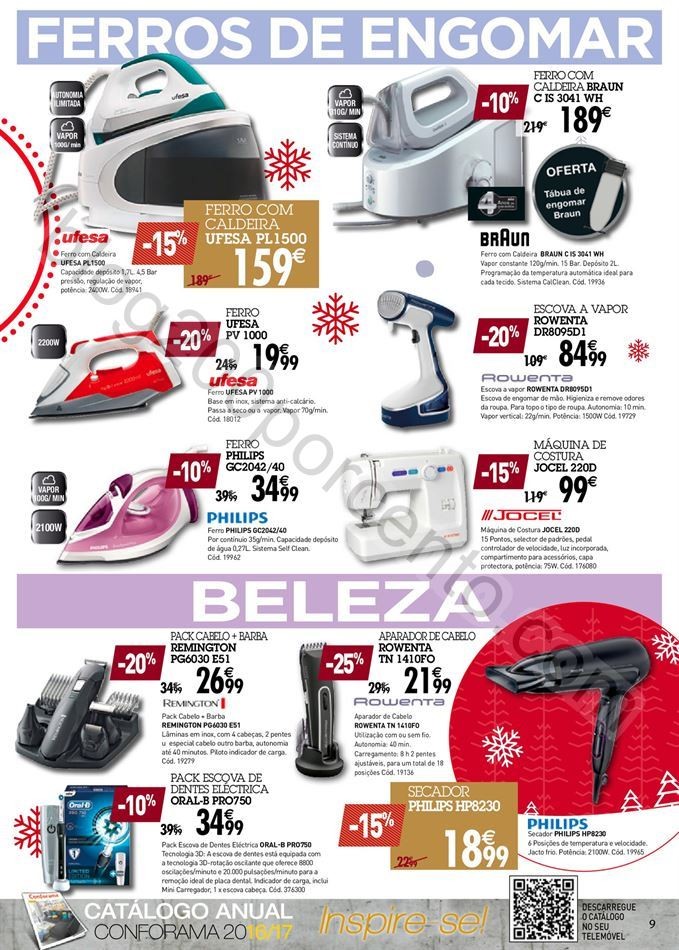 Novo Folheto CONFORAMA Promoções de 15 a 31 deze