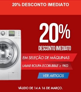 20% de desconto | WORTEN | de 14 a 16 março