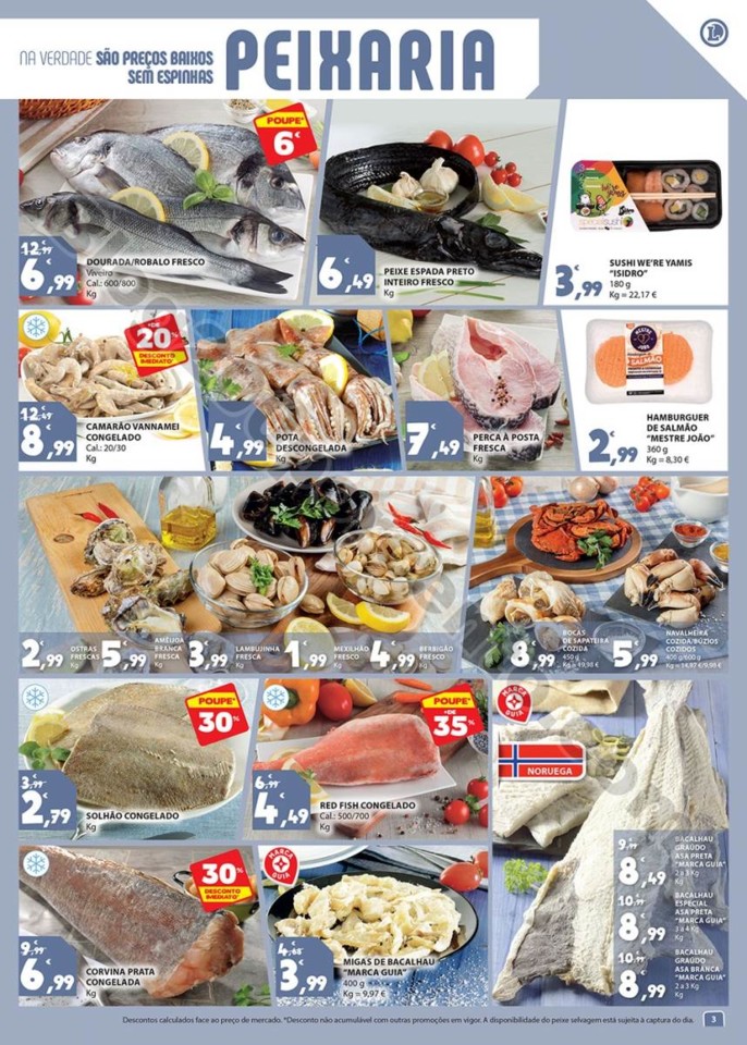 Antevisão Folheto E-LECLERC Promoções de 21 a 2