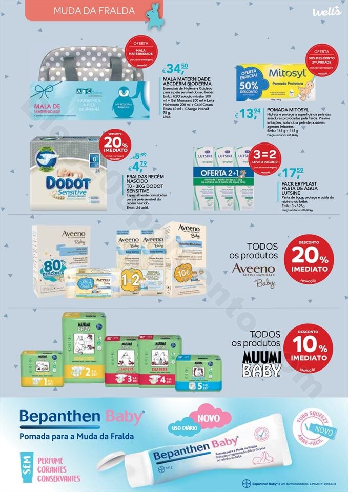 Antevisão Folheto WELLS Especial Bebé Promoçõe