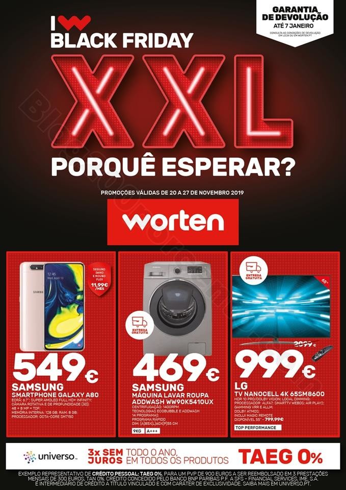Antevisão Folheto WORTEN Mega Black Friday Promo