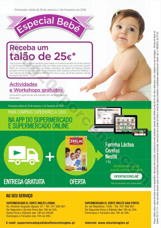 Antevisão Folheto EL CORTE INGLÉS Promoções de