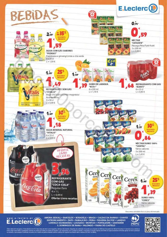 Antevisão Folheto E-LECLERC Regresso às aulas de