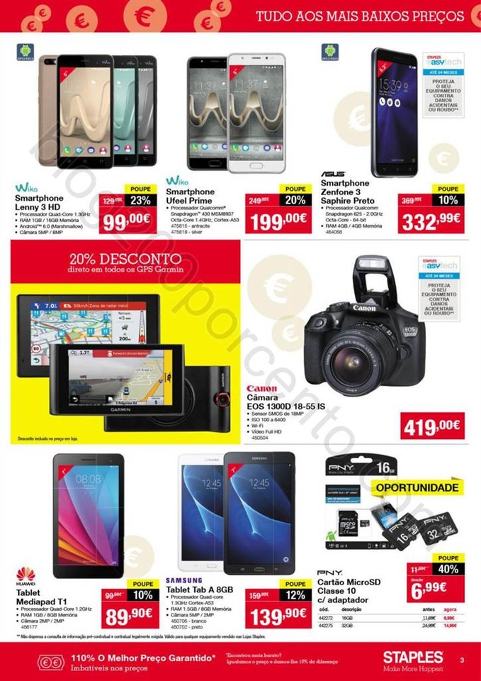 Antevisão Folheto STAPLES Promoções de 21 a 28 