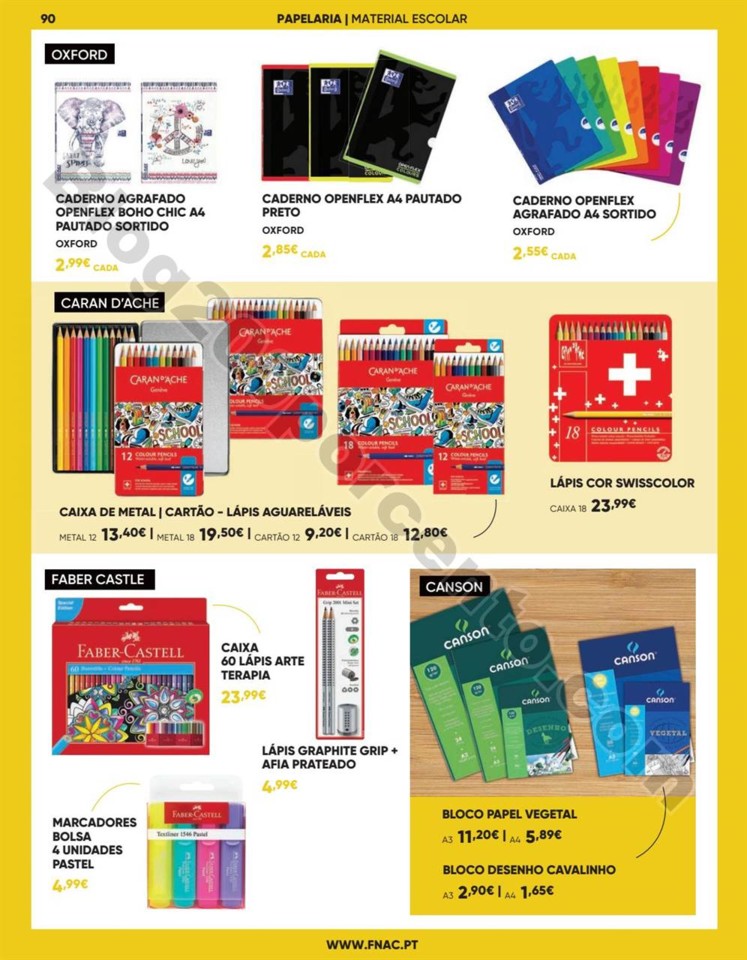 Antevisão Folheto FNAC Regresso às aulas promoç