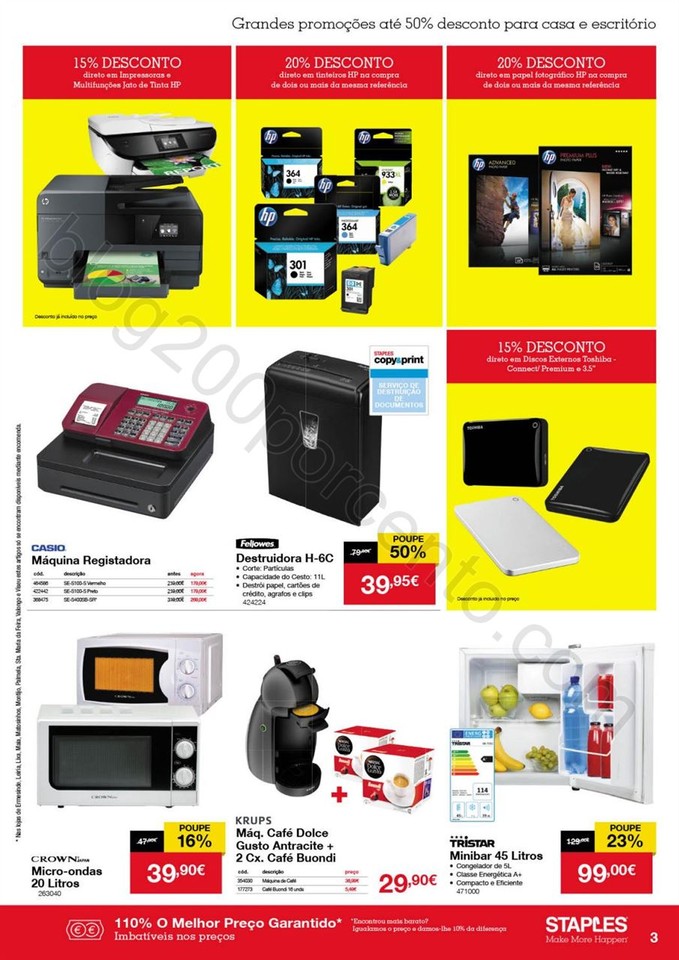 Antevisão Folheto STAPLES Grandes Promoções de 