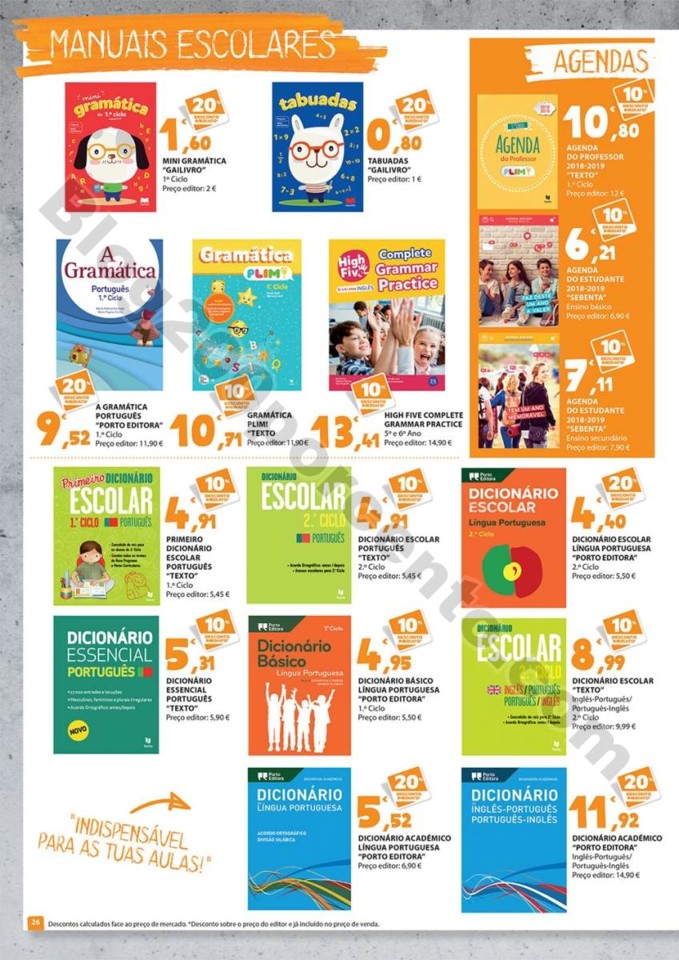 Antevisão Folheto E-LECLERC Regresso às aulas p