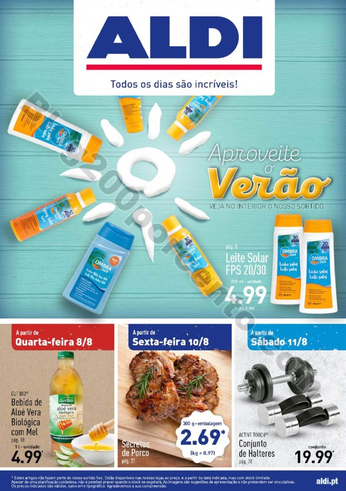 Antevisão Folheto ALDI Promoções a partir de 8 