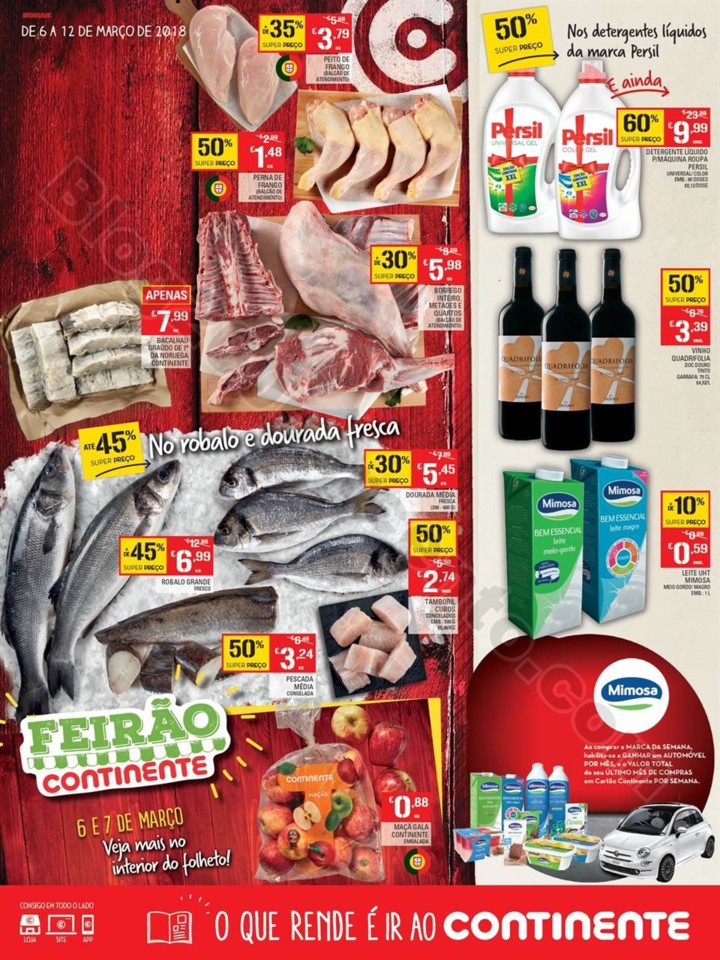 Antevisão Folheto CONTINENTE Promoções de 6 a 1