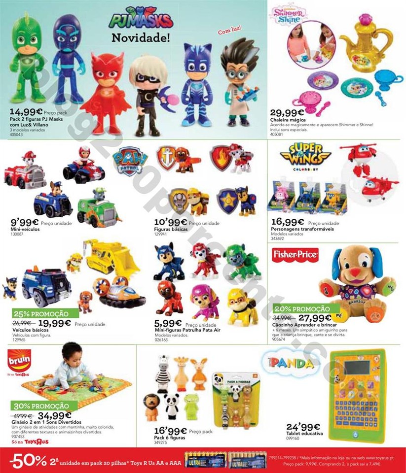 Antevisão Folheto TOYSRUS Regresso às aulas prom