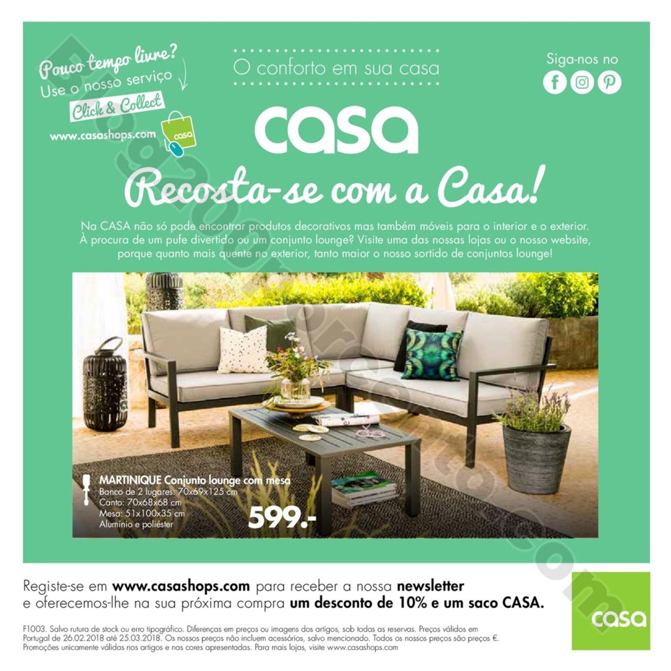 Antevisão Folheto CASA Páscoa promoções de 26 