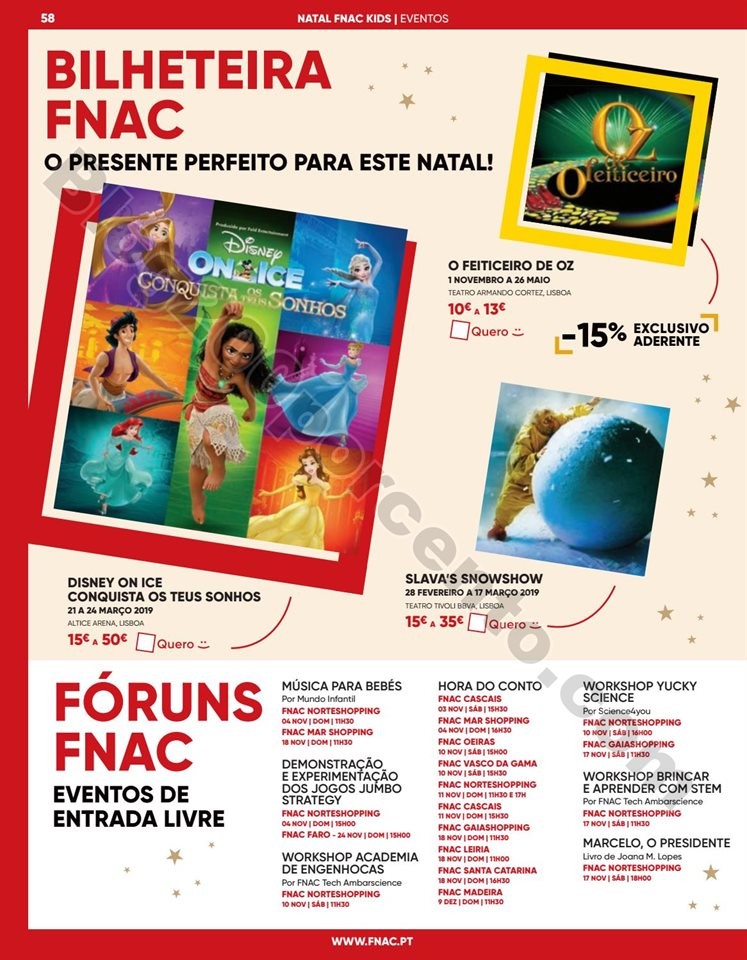 Antevisão Folheto FNAC Natal Kids Promoções de 
