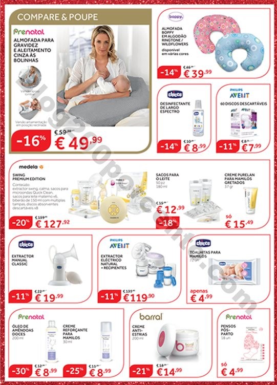 Antevisão Folheto Prénatal promoções de 29 nov