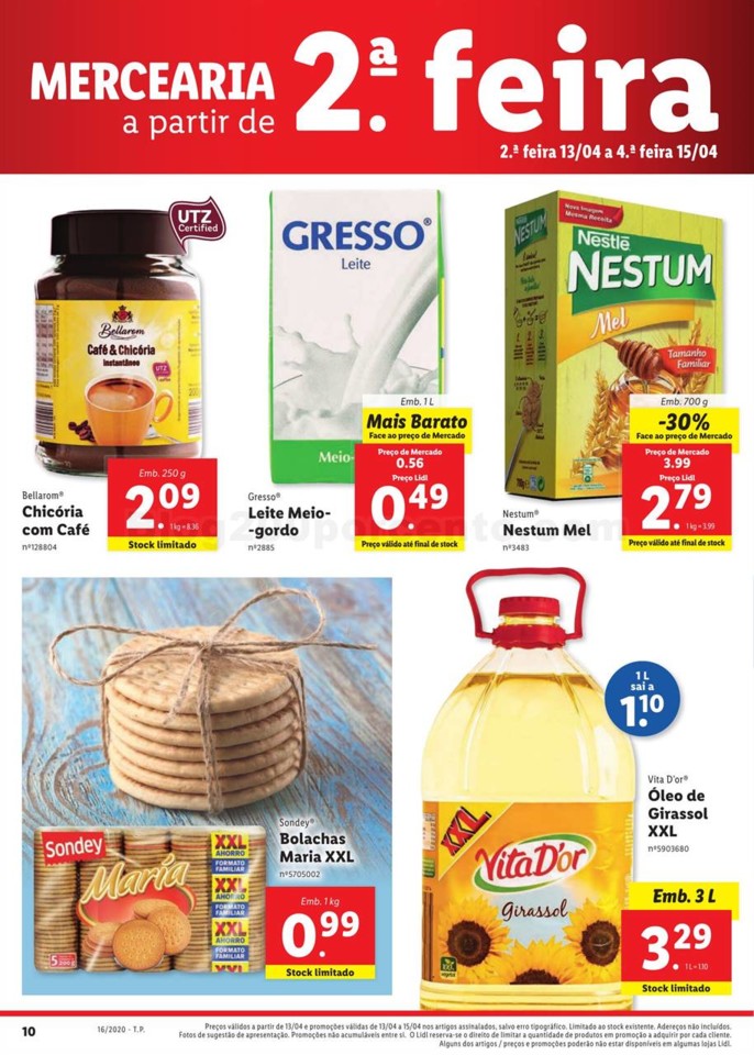 Antevisão Folheto LIDL Promoções de 13 a 19 abr