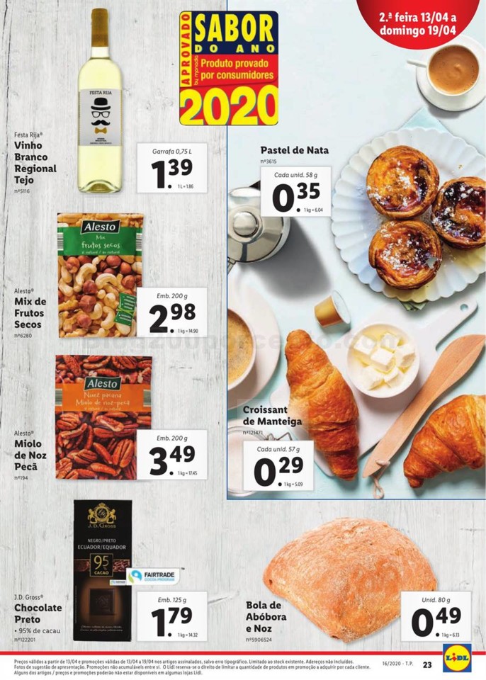 Antevisão Folheto LIDL Promoções de 13 a 19 abr