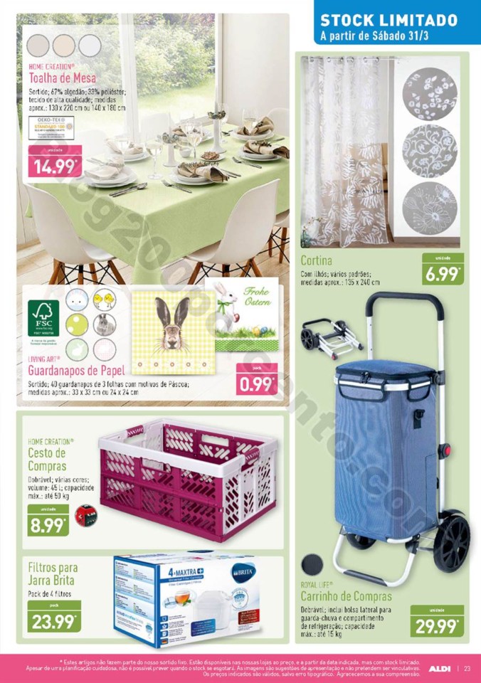 Antevisão Folheto ALDI Promoções a partir de 28