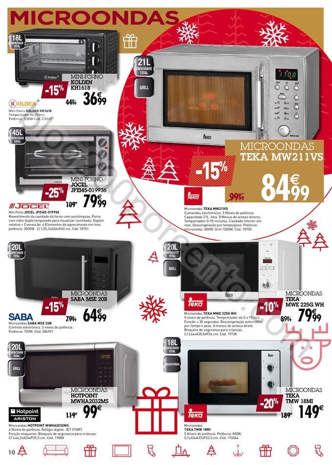 Novo Folheto CONFORAMA Promoções de 15 a 31 deze