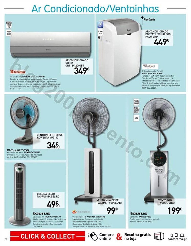 Novo FOlheto CONFORAMA Promoções de 8 a 29 junho