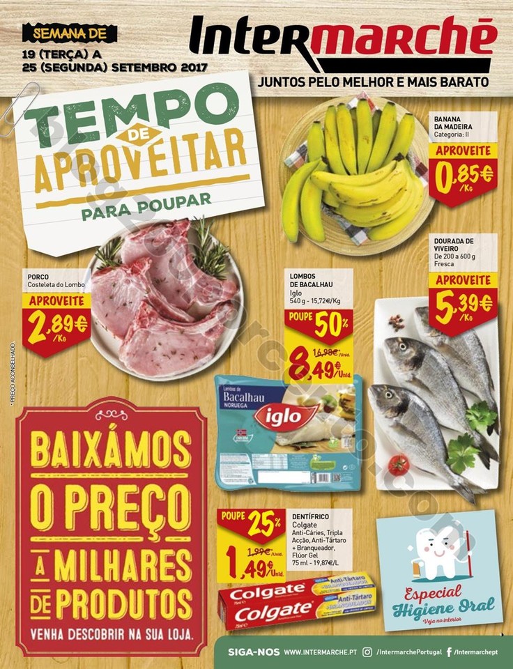 01 antevisão Folheto INTERMARCHÉ de 19 a 25 sete