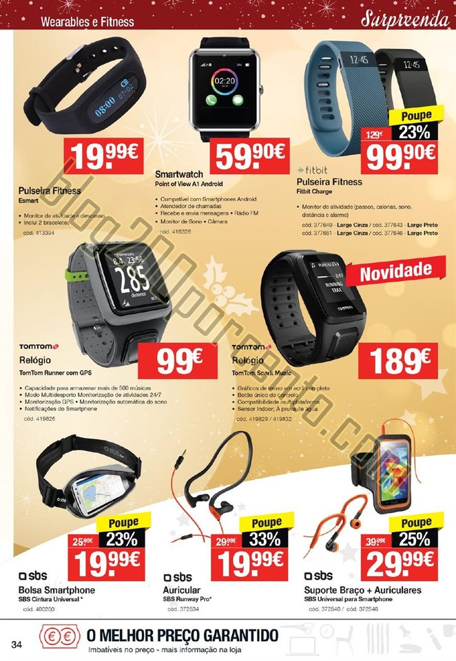 Antevisão Folheto STAPLES Natal promoções de 26