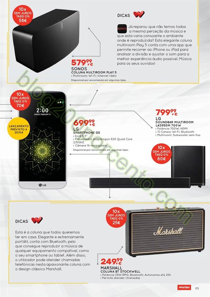Novo Folheto WORTEN Promoções de 7 a 27 abril p 