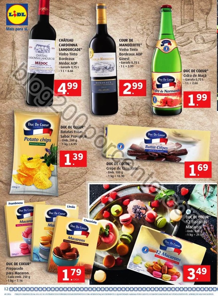 Antevisão Folheto LIDL Promoções semana de 6 a 