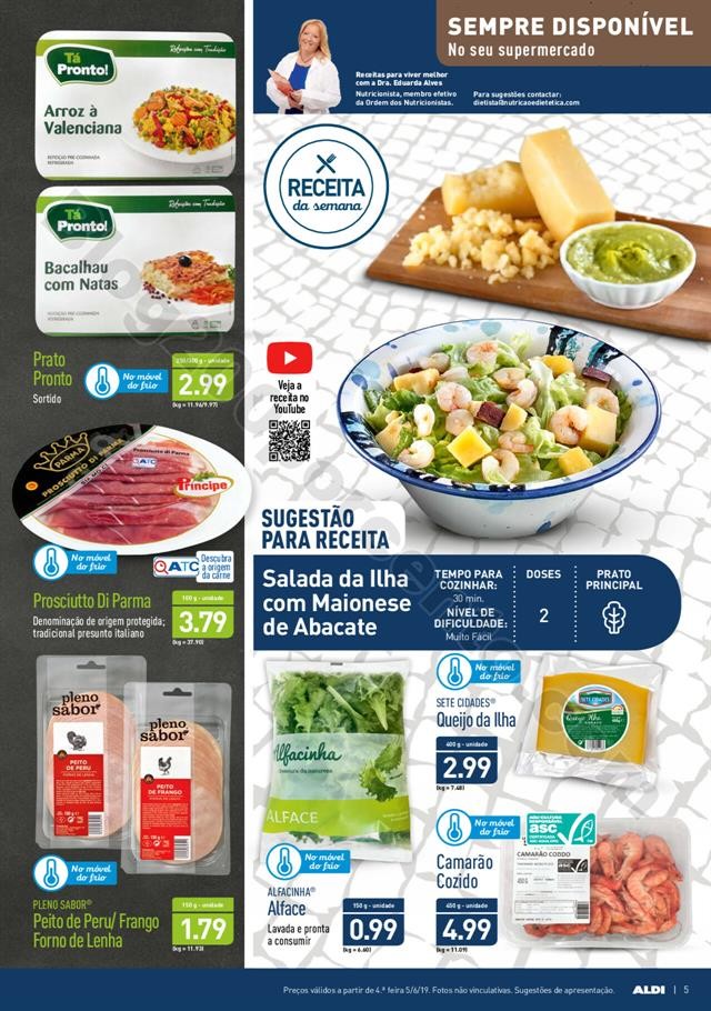 Antevisão Folheto ALDI Promoções a partir de 5 