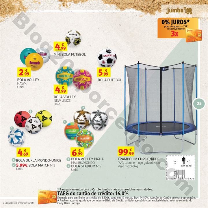 Especial Praia e Campismo JUMBO Promoções de 10 