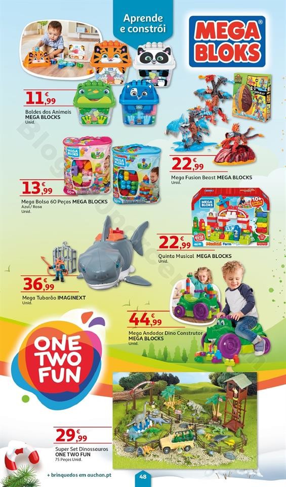 Folheto Brinquedos Natal AUCHAN Promoções de 8 n