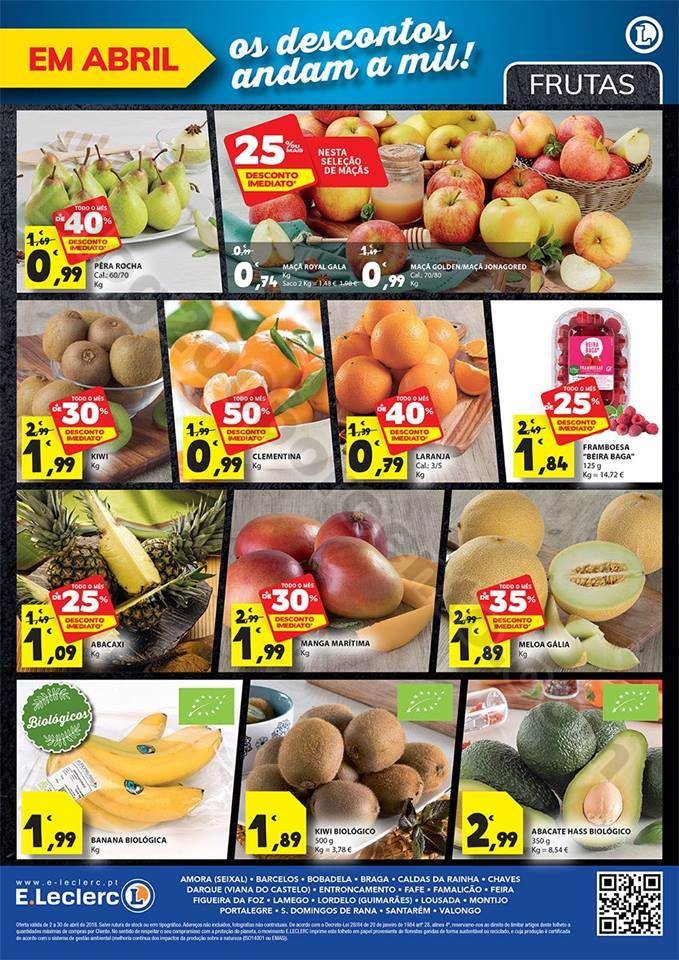 Antevisão Folheto E-LECLERC Frescos promoções d