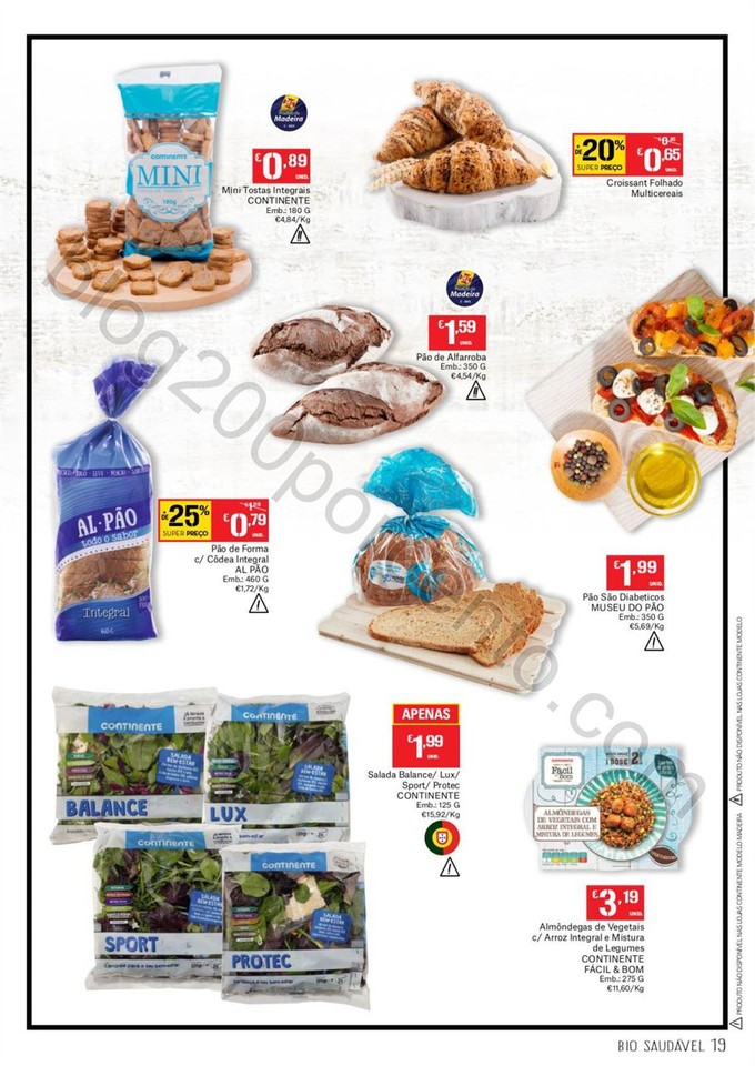 Novo Folheto CONTINENTE Bio &amp; Saudável promoçõe