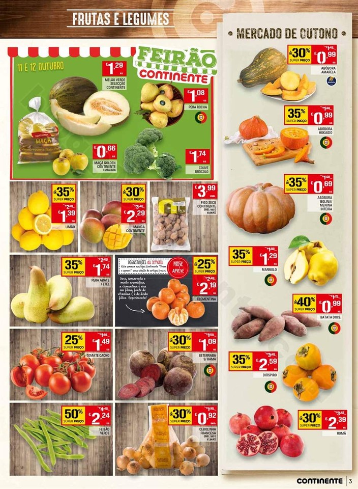 Antevisão Folheto Continente Madeira 11 a 17 outu